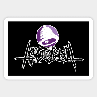Evil Taco Death Metal Logo Magnet